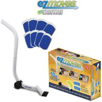 Allstar Innovations EZ Moves Furniture Moving System for Carpeted & Hard Floor Surfaces, Move Heavy Furniture Quickly & Easily, As Seen on TV (1 Lifter Tool & 8 Sliders)