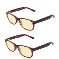 Computer Glasses 2 Pack Blue Light Blocking Glasses for Women/Men Anti Glare/Bule