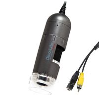 Dino-Lite RCA Digital Microscope AD4112NTL - 640x480 Resolution, 10x - 90x Optical Magnification, Removable Cap, Long Working Distance