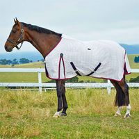 Weatherbeeta Summer Sheet Lite Standard Neck Ii White/Navy/Red 75"