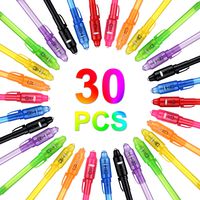 TAGVO Secret Pens - Invisible Writing, Detective Birthday Party Accessory for Children (30PCS)