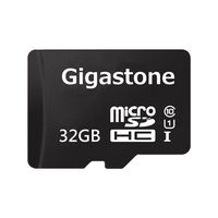 Gigastone GS-2IN1C1032G-R 32GB (U1), Micro SD Card with Adapter [MicroSD for Samsung Galaxy Android Phone, Tablet, DSLR, GoPro Camera, Drone, PC]