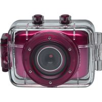 Vivitar DVR781HD HD Waterproof Action Video Camera Camcorder with Helmet & Bike Mounts (Pink)