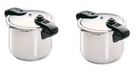 Presto 01370 8-Quart Stainless Steel Pressure Cooker (8 Quart, Silver, 2-pack)