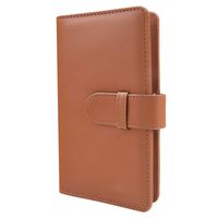 SUNMN 2x3 Inches Photo Album Compatible for Polaroid Mint Pocket, Zip, Snap, HP Sprocket Photo Printer, Kodak Smile, PRINTOMATIC, Canon Ivy Instant Printer Films (Brown)