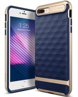 Caseology Parallax for Apple iPhone 8 Plus Case (2017) / for iPhone 7 Plus Case (2016) - Award Winning Design - Navy Blue
