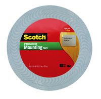 Scotch 1/2-Inch by 36-Yard Double-Sided Foam Tape,  Off-White (4016)