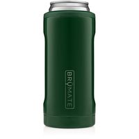 BrüMate Hopsulator Slim Double-walled Stainless Steel Insulated Can Cooler for 12 Oz Slim Cans (Emerald Green)