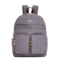 Kipling Tina Large 15" Laptop Backpack Dusty Grey Combo