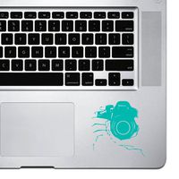 StickAny Palm Series Holding DSLR Camera Sticker for MacBook Pro, Chromebook, and Laptops (Turquoise)