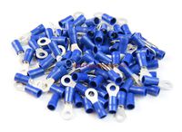Ring Terminal Blue Vinyl Insulated 16-14 Gauge #8 Metra Install Bay 100 PK