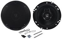 Pair of Kenwood KFC-1695PS 6.5" 320 Watts Peak Per Speaker (640 Watts Peak Per Pair) 3-Way 4-Ohm Car Speakers with Acoustic Sound Harmonizer Technology (Original Version)