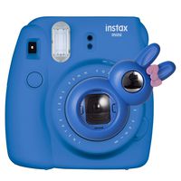 CAIUL Compatible Bunny Mini 9 Close Up Selfie Lens with Self-Portrait Mirror for Fujifilm Instax Mini 9 8 8+ 7s, Polaroid 300 Camera (Cobalt Blue)