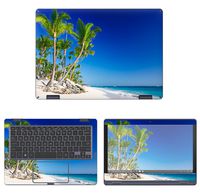 decalrus - Protective Decal Tropical Beach Paradise Skin Sticker for Asus VivoBook Flip 12 TP202NA (11.6" Screen) case Cover wrap ASvivobk12_TP202-123