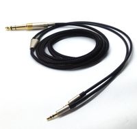 NEW NEOMUSICIA Replacement Cable Compatible with Hifiman HE400S, HE-400I, HE-400i（2.5mm Plug Version）, HE560, HE-350, HE1000, HE1000 V2 Headphone 3.5mm and 6.35mm to Dual 2.5mm Jack Male Cord 1.2m/4ft
