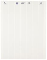 Brady LAT-8-707-10 1" Width x 0.375" Height, B-707 Rough Surface Polyester, Matte Finish White Lasertab Laser Printable Label (Pack of 10000)