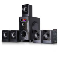 beFree Sound BFS-425-2016 5.1 Channel Surround Sound Bluetooth Speaker System in Black