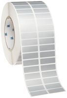 Brady THT-37-434-10 1.5" Width x 0.5" Height, B-434 Metallized Polyester, Gloss Finish Silver Thermal Transfer Printable Label (10000 per Roll)