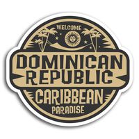 2 x 10cm Dominican Republic Vinyl Stickers - Sticker Laptop Luggage Gift #19338 (10cm Wide)
