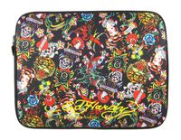 Ed Hardy All Over Collage Laptop Sleeve Medium Notebook