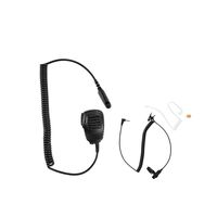Maxtop APM100ARP35-M5 Light Duty Shoulder Speaker Microphone+ Coil Extend Listen Only Earpiece for Motorola