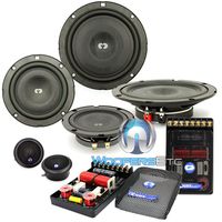 CL-642SL - CDT Audio 6.5"/4" 180W RMS 3-Way Component Speakers System
