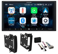 Alpine 7" Receiver Bluetooth w/Carplay/Android for 2007-2009 Jeep Wrangler