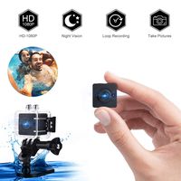 Mini Spy Hidden Camera, Waterproof Portable Hidden Camera - CMOS Image Processing Technology Tiny Spy Camera,1080P HD Nanny Cam - Security Camera for Home/Surfing/Snorkeling/Biking and Camping