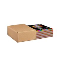 Neenah Paper Astrobrights Color Paper, 8.5" x 11", 24 lb / 89 gsm,"Charisma" 10-Color Assortment, 200 Sheets (20008)