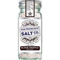 4 oz. Glass Shaker - Italian Black Truffle Sea Salt by San Francisco Salt Company