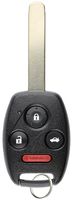 KeylessOption Keyless Entry Remote Control Uncut Car Ignition Key Fob Replacement for KR55WK49308