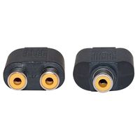 CableWholesale 2 RCA Female/1 RCA Female Audio Adapter (30R1-03400)