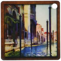 3dRose Grand Canal in Venice Key Chains, Set of 2 (kc_149951_1)
