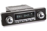 Retro Manufacturing Long Beach Radio with Chrome Face and Bezel & Knobs Kit LC-M4-502-06-76