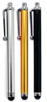 24/7 Cases 3 pcs Gold, Silver, Black Capacitive Stylus/Styli Touch Screen Cellphone Tablet Pen for iPhone 5, iPad 4 & 5 iPad Mini, Samsung Galaxy S3 & S4