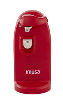 IMUSA USA GAU-80322R Electric Can Opener with Bottle Opener and Knife Sharpener, Red