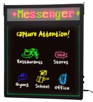 Royal Sovereign Re-Writable LED Panel Sign with Scrolling Message, 18.75" x 22.0" (RSB-1360)