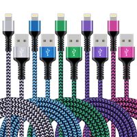 Lightning Cord [5Pack/6.6ft], iPhone Charger Cable, Braided Multi Fast Charging Power Cords for iPhone 11/11 Pro/11Pro Max/XS/XR/8/7/6S Plus, iPad mini/2/3/4, Pro Air2/3/4th gen, iPod Touch Cables