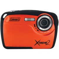 Coleman Xtreme II C12WP-O 16MP Waterproof Digital Camera with 2.5-Inch LCD Screen (Orange)