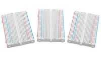 Breadboard Solderless Prototype PCB Board - ALLUS BB-009 (3pcs) 400 Pin with 4 Power Rails and Double Sided Tape for Raspberry Pi and Arduino