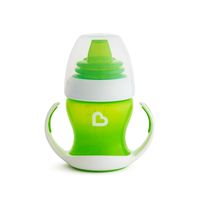 Munchkin Gentle Transition Trainer Cup, 4 Ounce, Green