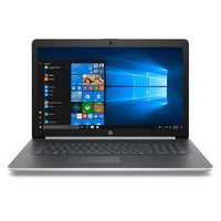 HP 17.3" HD+ SVA WLED Display Laptop, Intel Quad Core i7-8550U Processor Up to 4.0 GHz, 16GB Memory, 128GB SSD, 1TB HDD, DVD-RW, WiFi, HDMI, Bluetooth4.2, Card Reader, Windows 10, Silver