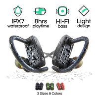 Wireless Bluetooth Sport Earbuds for Running, Workouts and Exercise, HiFi Stereo, IPX7 Waterproof Headphones with Mic and Noise Cancelling, Best 8 Hour Battery Life