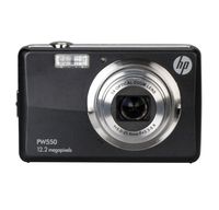HP PW550 12 MP Digital Camera with 5X Optical Zoom and 2.7-Inch LCD (Black)