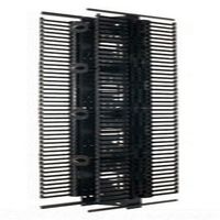 Panduit PRV10 Vertical Cable Manager with Steel Back and Finger, Black