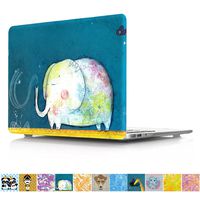 MacBook Retina 15 inch Hard Case, PapyHall Q-Style Cartoon Figures Painting Design Plastic Case for MacBook Pro 15 inch Retina Display (NO CD-ROM) Model: A1398 - Elephant