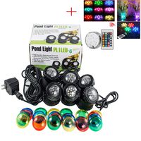 Set of 6 Jebao 12-LED Submersible Underwater Pool Pond Fountain Lights PL1LED USA Seller