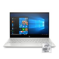 HP Envy 13" Thin Laptop W/ Fingerprint Reader, FHD Touchscreen, 10th Gen Intel Core i7-10510U, 8GB SDRAM, 256GB Solid State Drive, Windows 10 Home (13-aq1010nr, Natural Silver)