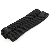 20 pcs Reusable 8 Inches Fastening Zip Cable Ties Straps Hook and Loop Adjuststable Securing Cord Management