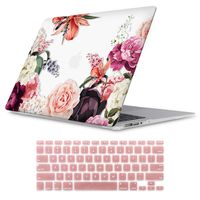 iLeadon MacBook Pro 13 Inch Case with CD ROM 2008-2012 Release Model A1278 Rubberized Hard Shell Cover+Keyboard Cover for MacBook Pro 13" Non Retina Display, Pink Penoy